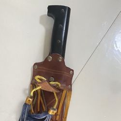 Machete With Handmade sheath