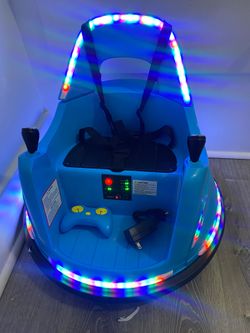 Kid zone bumper car with remote and charger