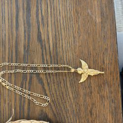 14k Gold Chain With Pendent 