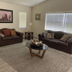 Three Seat Sofa, And Loveseat