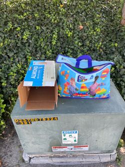 Free train toys and mega blocks