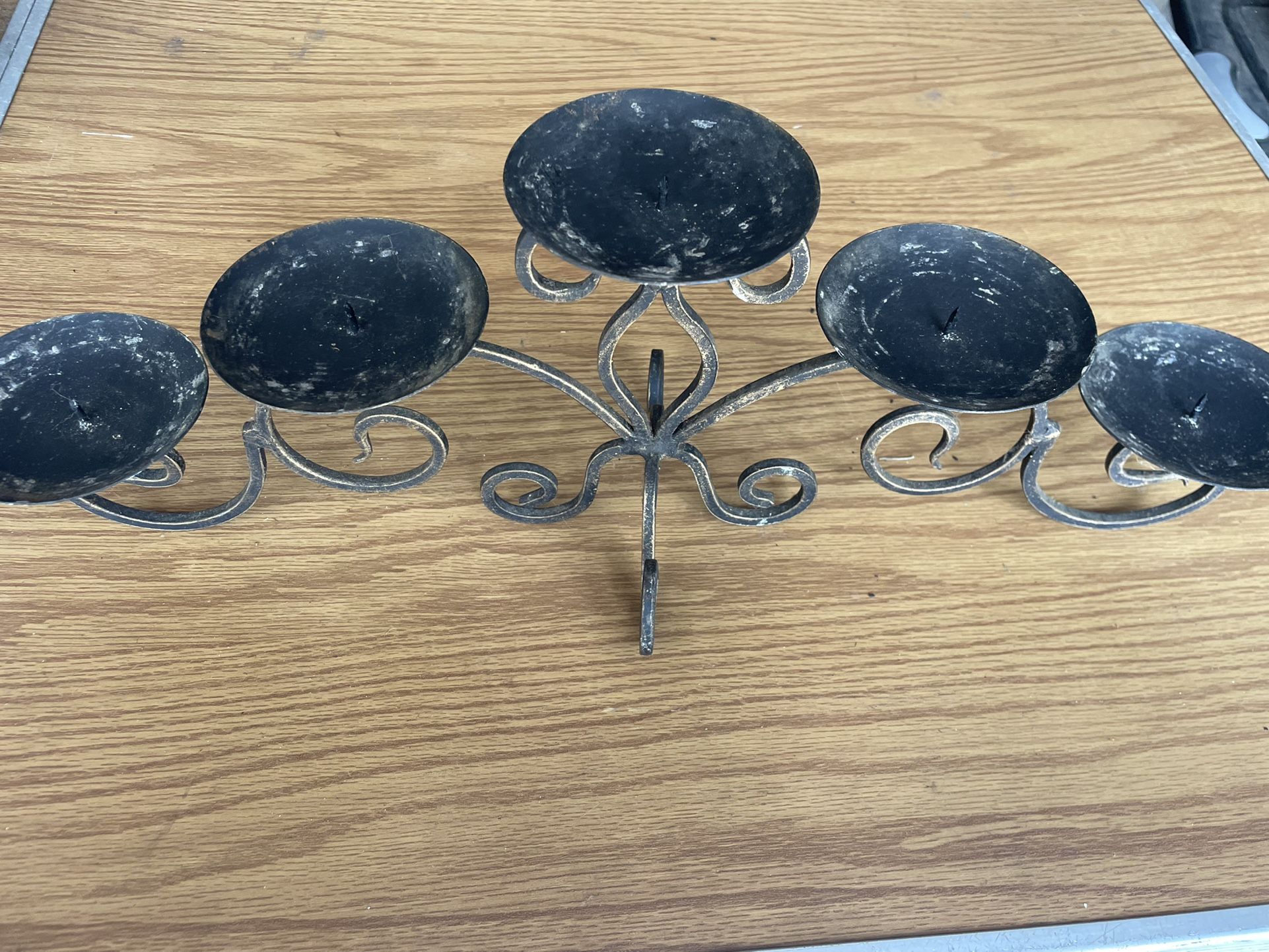 Wrought Iron Candle Holder