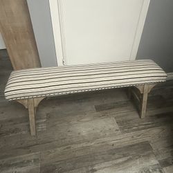 Cushioned Bench with Thick Padding