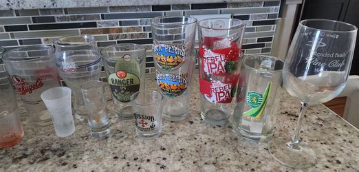 Bar drinking glasses