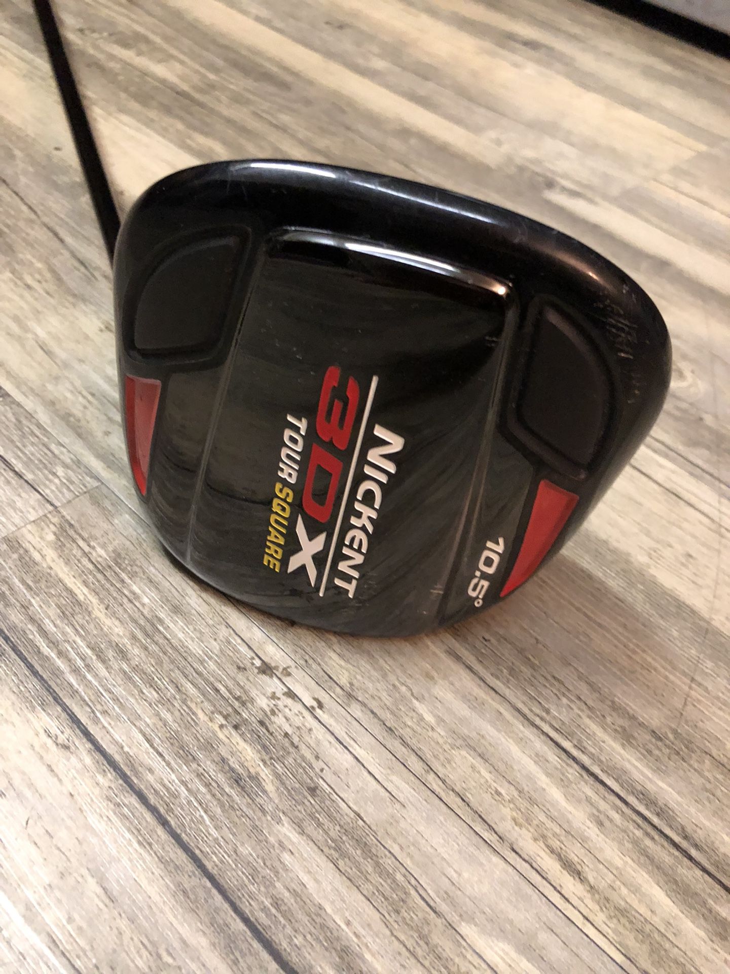 Nickent 3dx Square Driver Golf Club 10.5 Fujikura 150 R-Flex RH