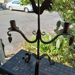 Rod Iron Candle Holder