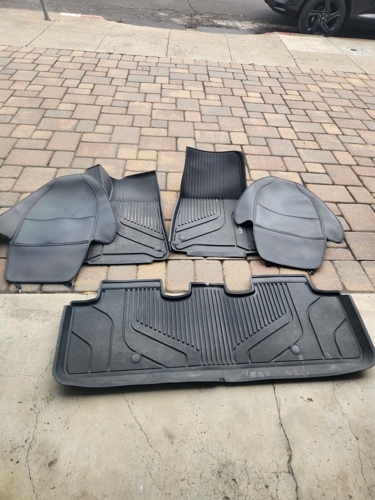 tesla floor mats