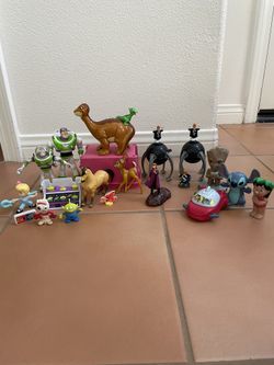 Disney Toys Lot Toy Story Land Before Time Bambi Frozen Hank Lilo and Stitch Incredibles Groot