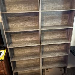 2 Bookshelves For Sale