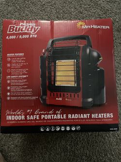 Mr. Heater Portable Buddy (Model MH9BX) Indoor-Safe Portable Propane Radiant Heater New In Box