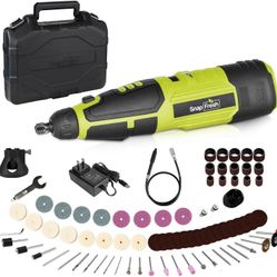 Cordless Rotary Tool Kit 12V, 7 Variable Speeds w/Flex Shaft,80+ Change Accessories Multi Tool