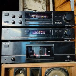 Sony stereo tuner preamp and amplifier