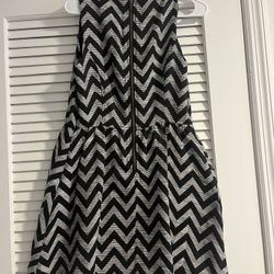 Black And White Charming Charlie Dress