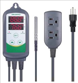 Inkbird ITC308 Freezer Thermostat Heating Cooling Plug Temperature Controller Outlet