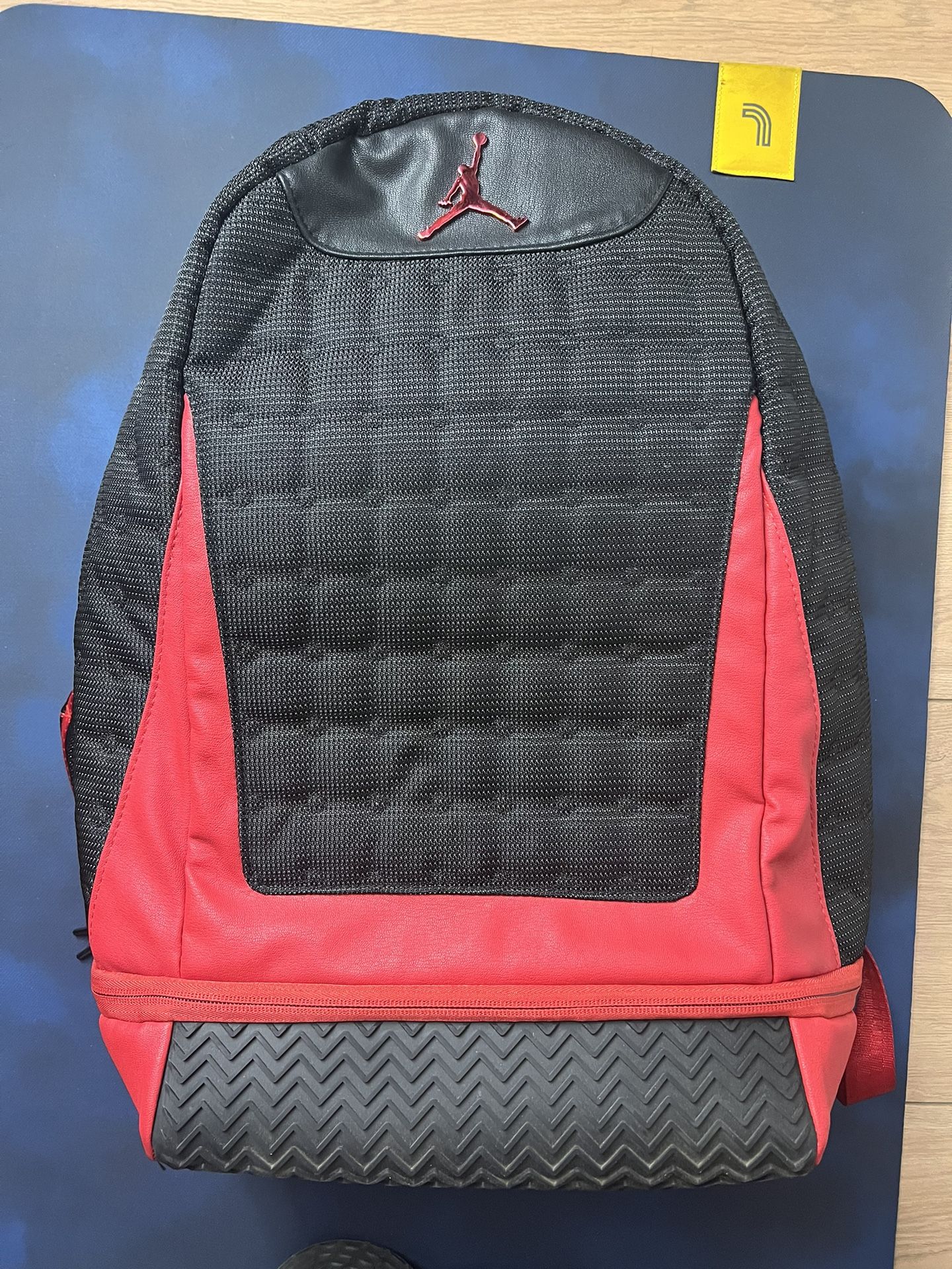 Nike Air Jordan 13 Bred Black & Red Basketball Backpack Brand New