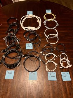 24 Cables And Cords, All Function, See Description 