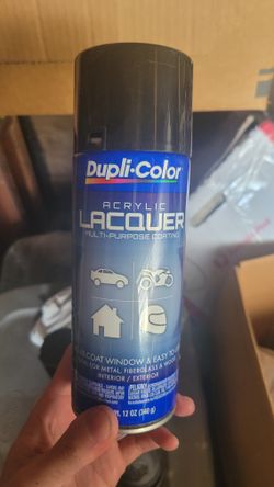 Duplicolor Acrylic Laquer Black Spraypaint Glossy