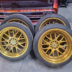 20" Gold Wheels 