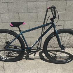New Mafia Bomma 29 Teal Splatter Wheelie Bike With Disc Brakes