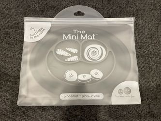 4 Mini Mat Silicone Baby Plates