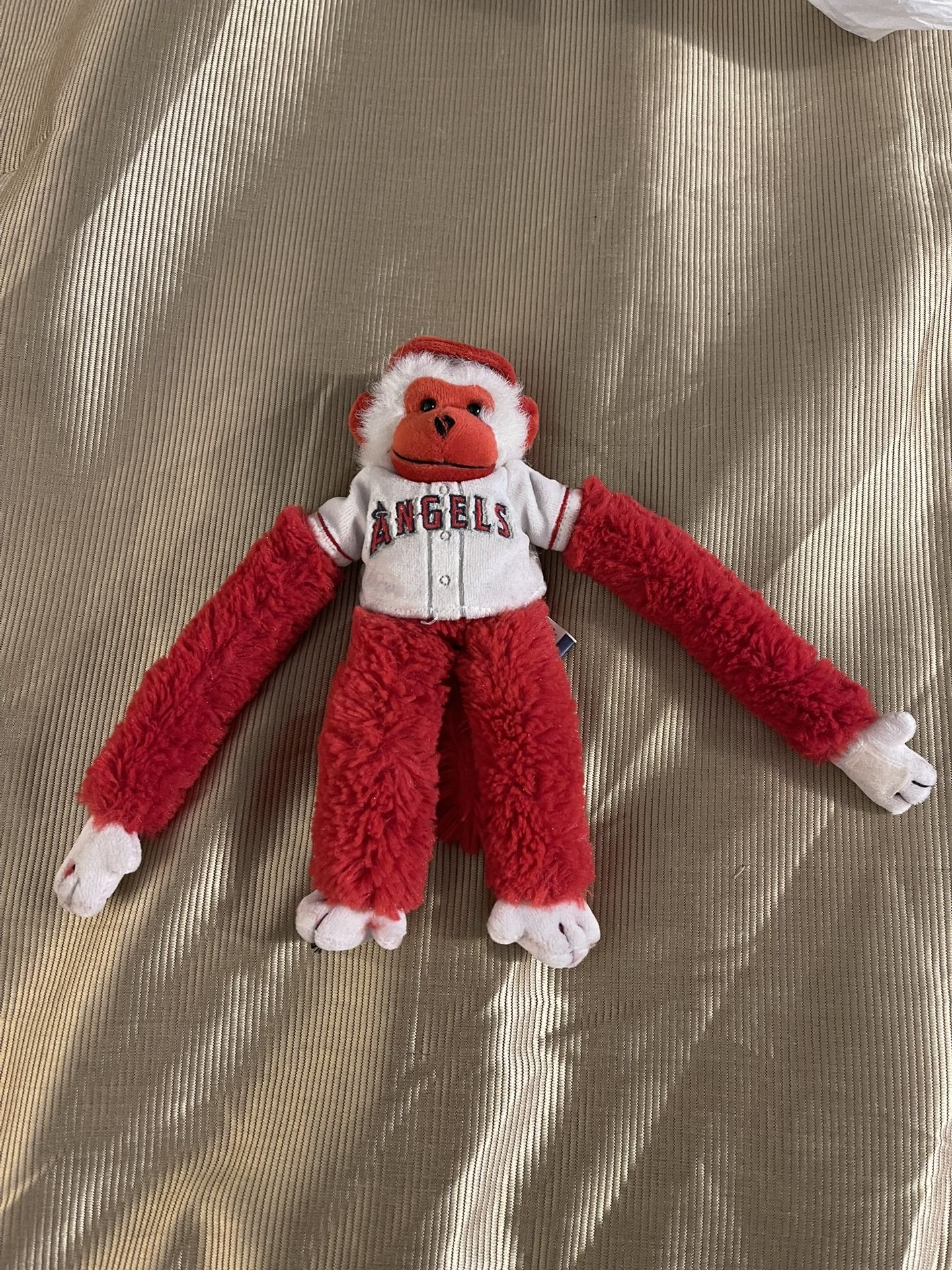 vintage MLB Forever Collectibles Anaheim Angels Mascot Monkey Stuffed Plush