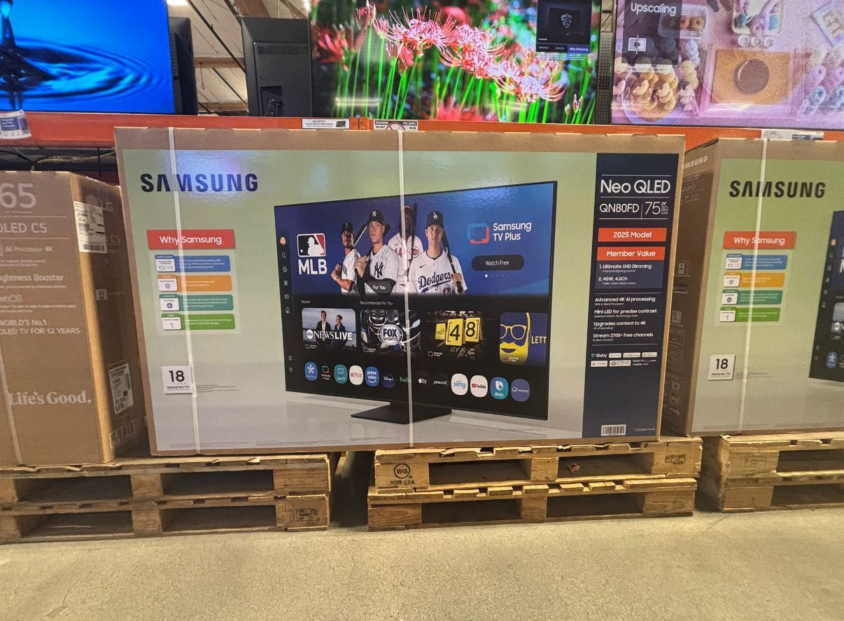 75 “ Samsung smart 4K NEO QLED HDR TV 75QN80F