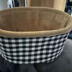 Buffalo Checkered Lined Baskets With Handles