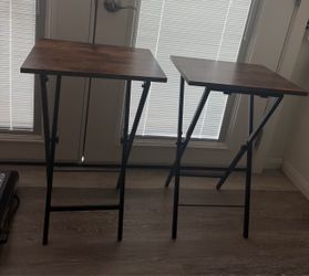 Folding tv trays -mesas plegables TV