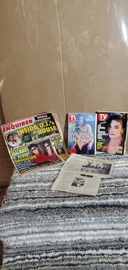 Micheal Jackson TV guides, Magazine, "This Is It" News Paper Clipping