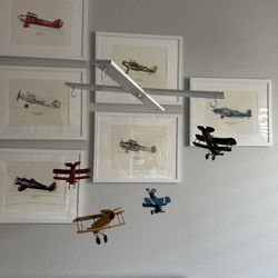 Baby Crib Mobile, Airplane