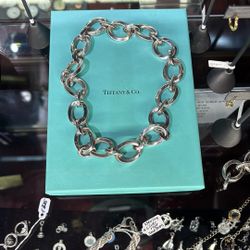 Silver Tiffany Necklace 