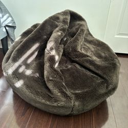 Pottery Barn Fur Bean Bag