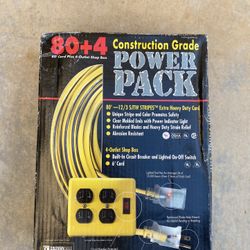 Selling a new 80 + 4 construction grade power pack , never used asking only $95 