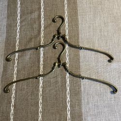 Heavy Antique Brass Hangers From Germany $50