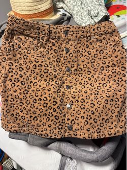 Girls Cheetah Skirt