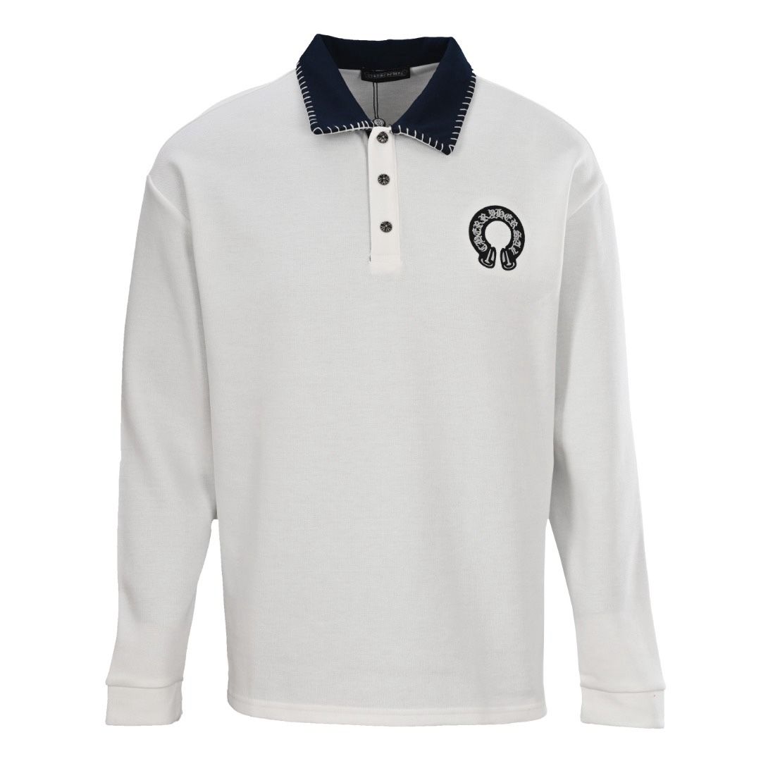 Chrome Hearts Long-sleeved Polo Shirt