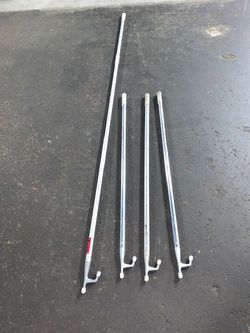 Aluminum boat hooks 4' and 8' long