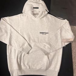 Oatmeal Grey Essentials Hoodie
