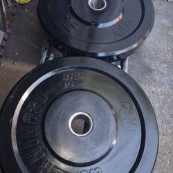 Rhinoco 35lb Olympic Bumper Plates