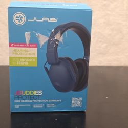 JLab JBuddies Protect Kids Hearing Protection Earmuffs Infants to Teens ~ Navy
