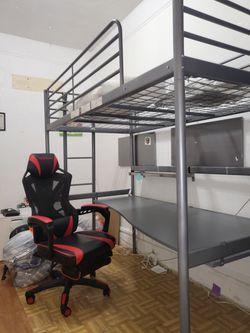 Bunk Bed With Desk And Game Chair Thumbnail