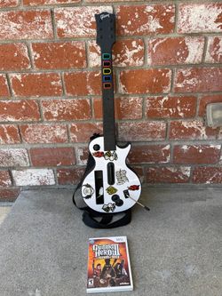 Nintendo Wii guitar hero guitar