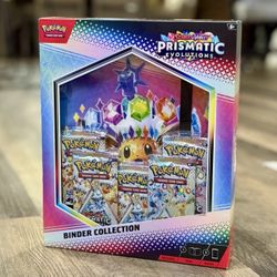 Pokemon Prismatic Evolutions Binder Collection 