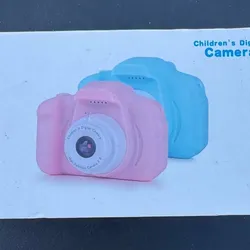 Kids Digital Camera Pink Children's Photo Camera w/ Strap & USB Cable New