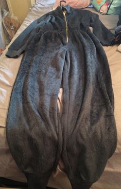 Cozy Cord Zip Jumpsuit Green Color