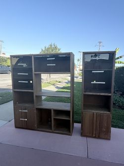 Free Solid Wood Shelving Unit.