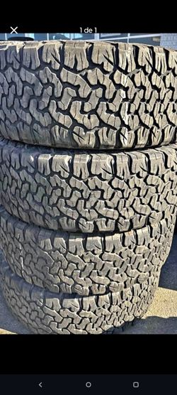 Vendo Set LT 33 12.50 R18 BFF Goodrich Ko2 En Excelente Condiciones De Uso