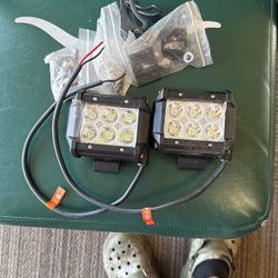 Fog Lights With Brackets & Hardware 