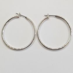 Sterling Silver Hoop Earrings 