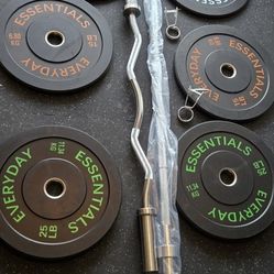 Olympic Bar And Weights 